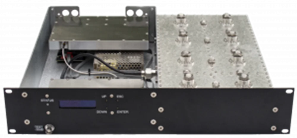 Black electronic device control panel