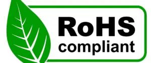 Green leaf logo on left side