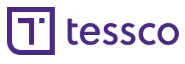 Purple Tessco logo on white
