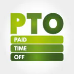 Green PTO text and bars