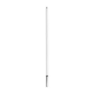 Sleek metal antenna standing upright tall