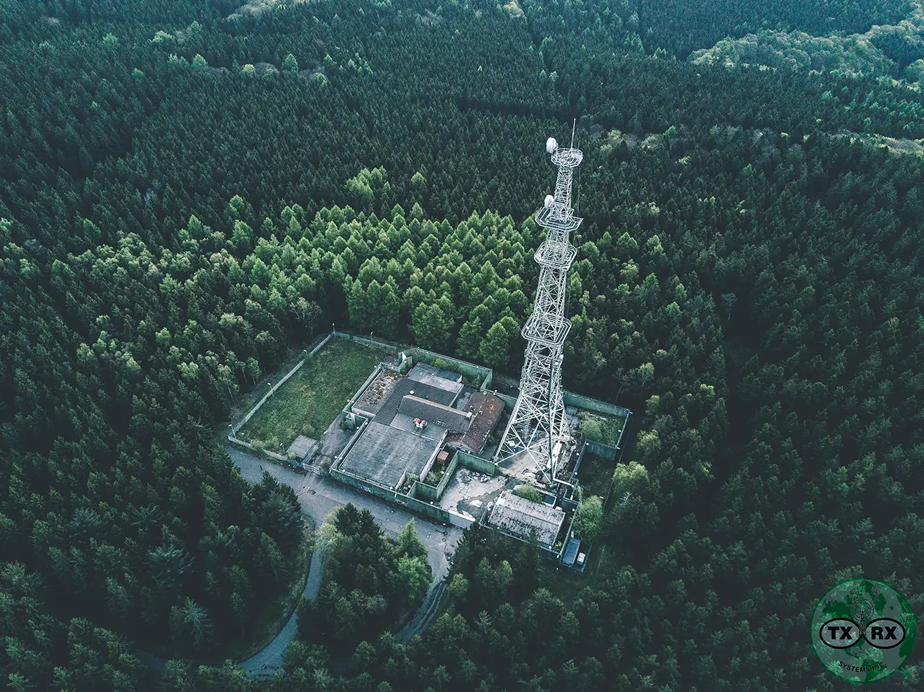 Radio Tower in a Forest in need of repair - TX RX Systems