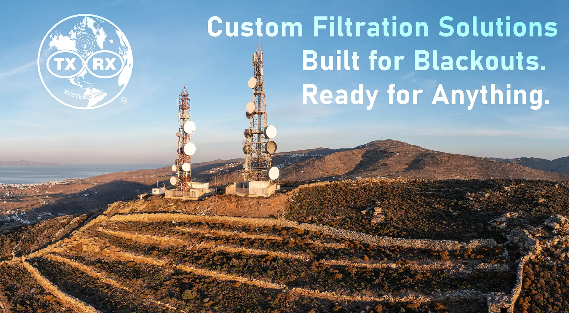 TX RX Systems supporting resilient communications infrastructure