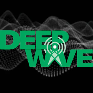 Green text reads Deep Wave logo