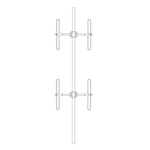 Gray TIE fighter outline drawing